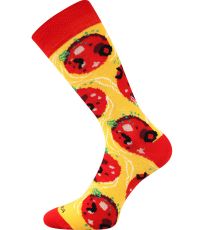 Unisex trendy ponožky Pizza Lonka pepperoni