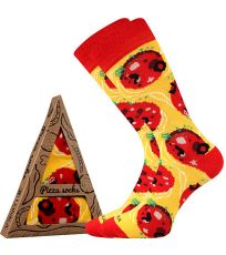 Unisex trendy ponožky Pizza Lonka pepperoni