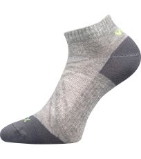 Unisex sportovní ponožky - 3 páry Rex 15 Voxx světle šedá melé