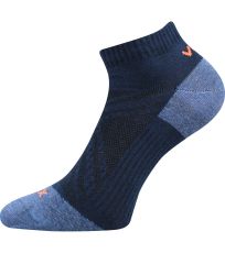 Unisex sportovní ponožky - 3 páry Rex 15 Voxx tmavě modrá