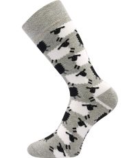 Unisex teplé ponožky Frooloo Lonka vzor 06 / ovečky