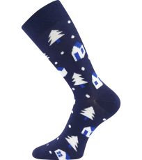 Unisex vzorované ponožky - 3 páry Debox Lonka mix L
