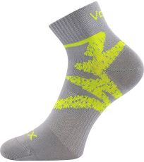 Unisex sportovní ponožky - 3 páry Franz 05 VoXX® světle šedá