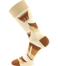 Unisex trendy ponožky Coffee socks Lonka vzor 5