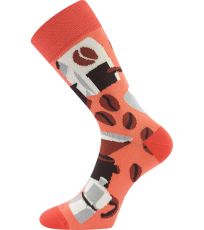 Unisex trendy ponožky Coffee socks Lonka vzor 5