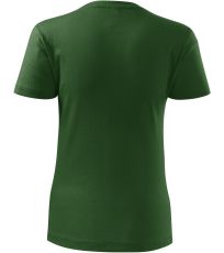 Dámské triko Classic New Malfini lahvově zelená
