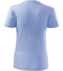 Dámské triko Classic New Malfini nebesky modrá