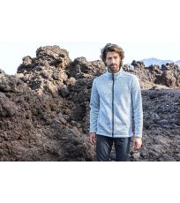 Pánská pletená fleecová bunda E7720 Promodoro Heather Grey