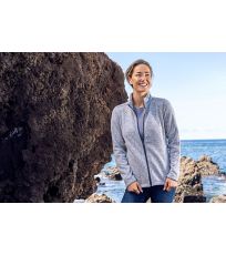 Dámská pletená fleecová bunda E7725 Promodoro Heather Grey