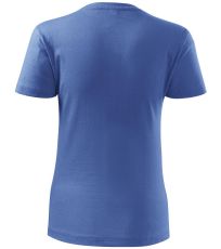 Dámské triko Basic 160 Malfini azurově modrá