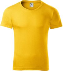 Pánské triko Slim fit V-NECK Malfini žlutá