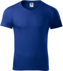 Pánské triko Slim fit V-NECK Malfini královská modrá
