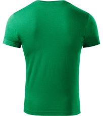 Pánské triko Slim fit V-NECK Malfini středně zelená