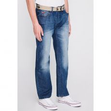 Pánské rifle s páskem Belted Lee Cooper Mid wash