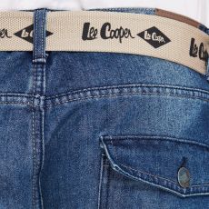 Pánské rifle s páskem Belted Lee Cooper Mid wash