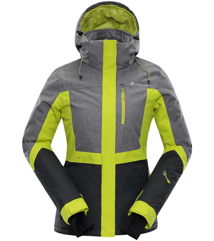 ALPINE PRO SARDARA 2 Dámská lyžařská bunda LJCM287564 Sulphur spring XL