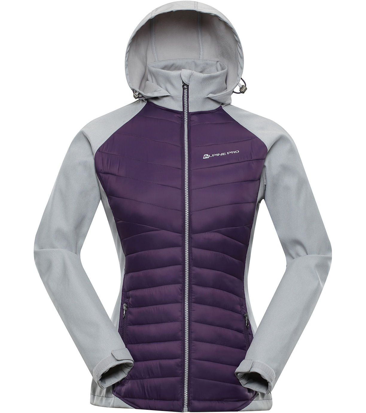 ALPINE PRO PERKA 2 Dámská softshellová bunda LJCP257769 vapor blue XXL