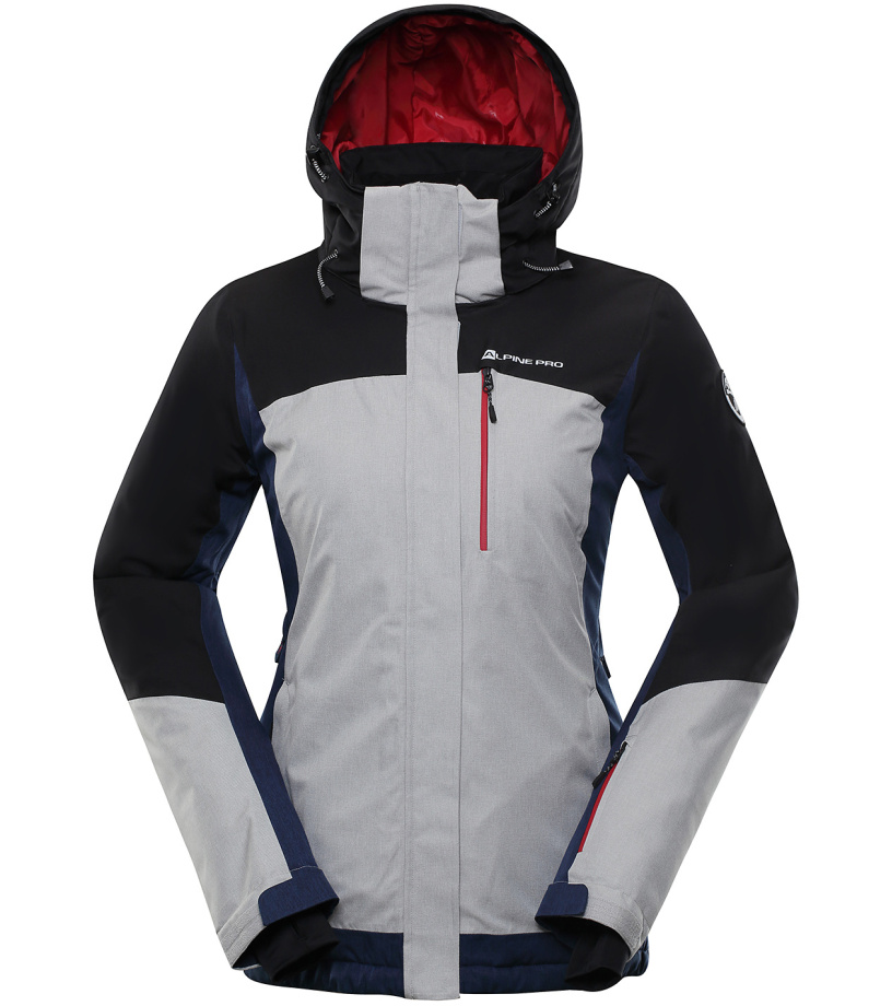 ALPINE PRO SARDARA 3 Dámská lyžařská bunda LJCP352990 černá XL
