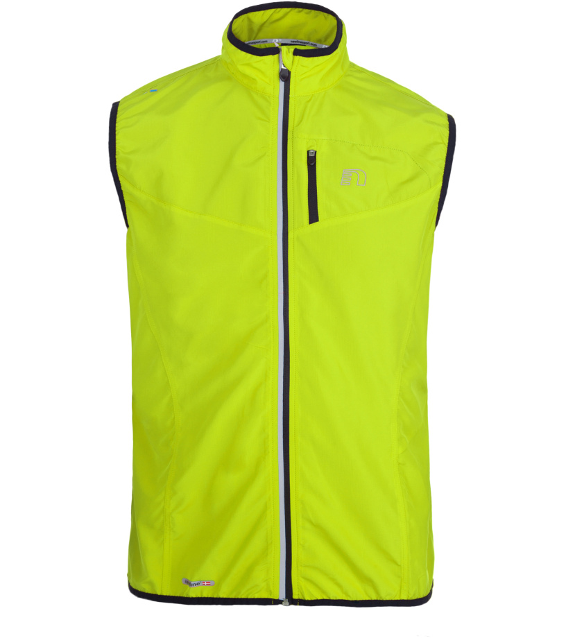 NEWLINE BASE TECH Pánská běžecká vesta 14247-090 neonově žlutá L