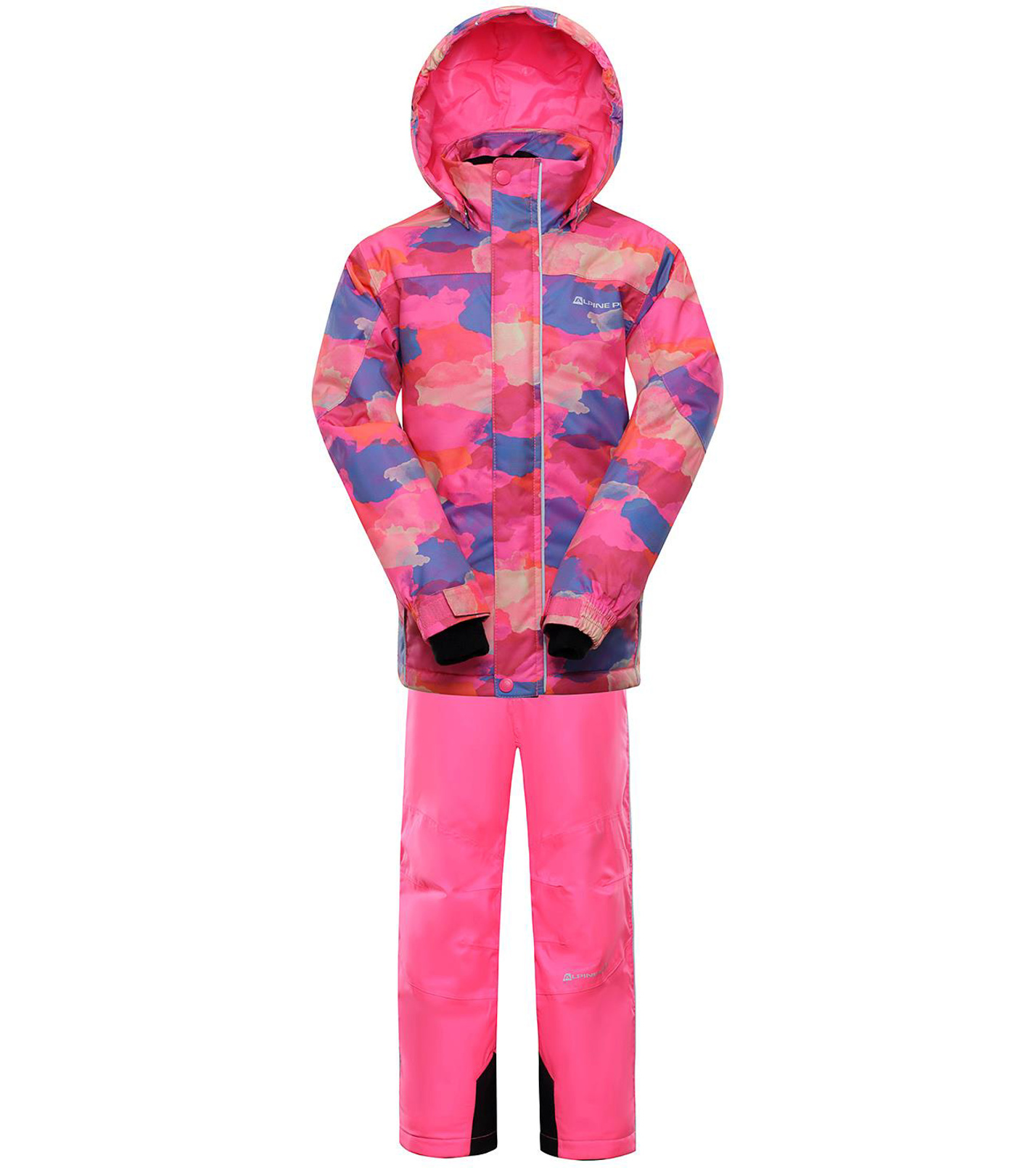 ALPINE PRO PIERO 4 Dětský set KOTP020452PA růžová 92-98
