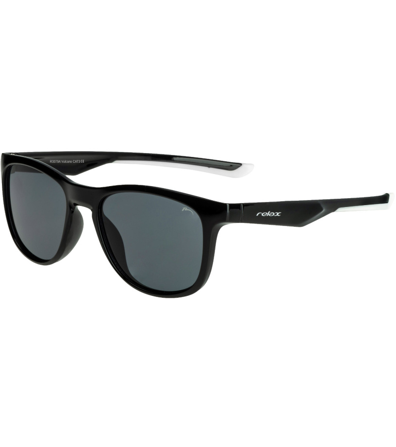 RELAX Vulcano Dětské sluneční brýle R3079A černá 20L