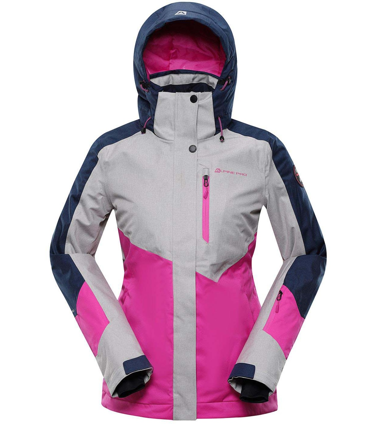 ALPINE PRO SARDARA 4 Dámská lyžařská bunda LJCS425411 fuchsiová XL