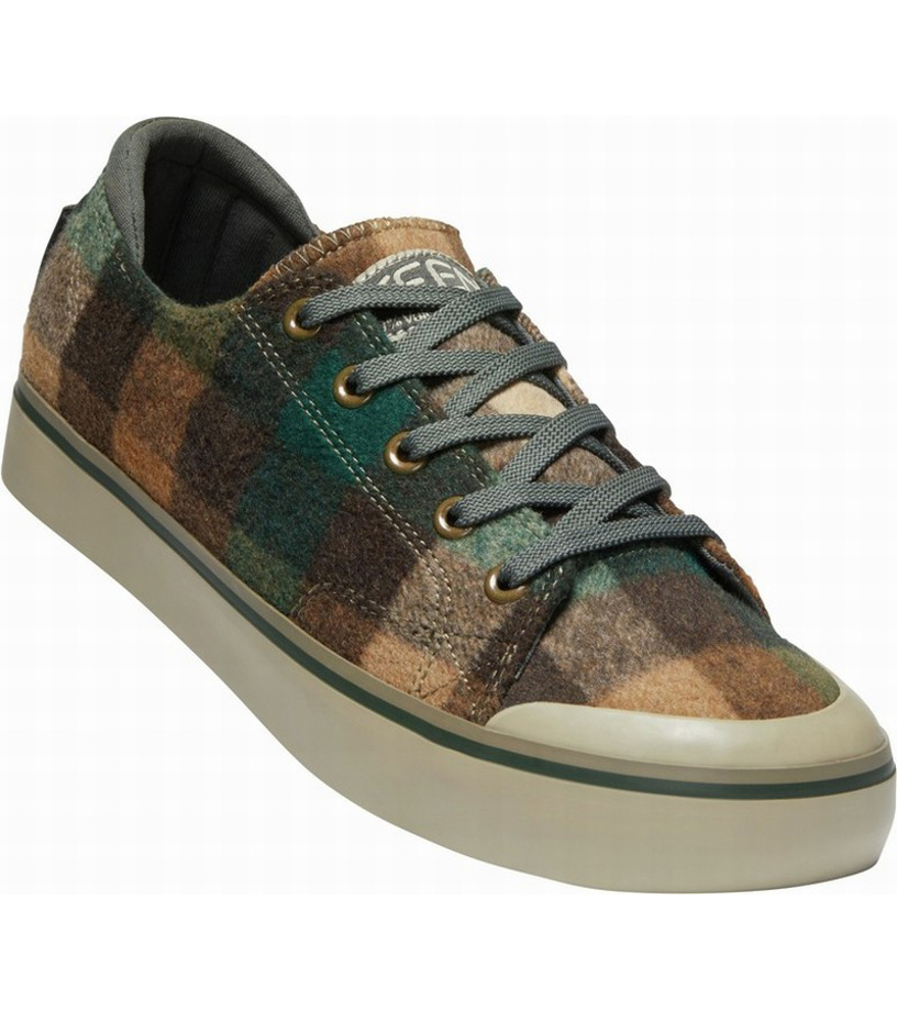 KEEN ELSA III SNEAKER W Dámská volnočasová obuv 10008845KEN01 brown plaid/climbing ivy 6,5(39,5)
