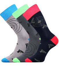 Pánské vzorované ponožky - 3 páry Wearel 007 Lonka