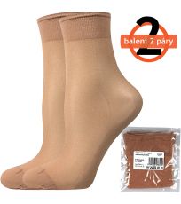 Silonové ponožky - 2 páry NYLON 20DEN Lady B