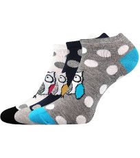 Dámské vzorované ponožky - 3 páry Piki 62 Boma