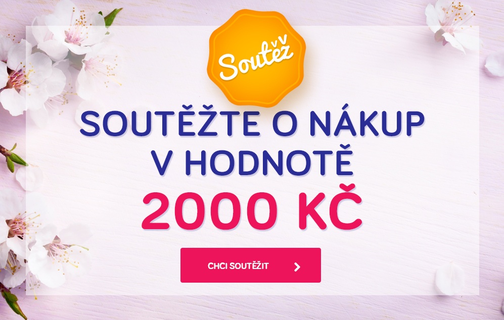 Soutěž o nákup v hodnotě 2000 Kč