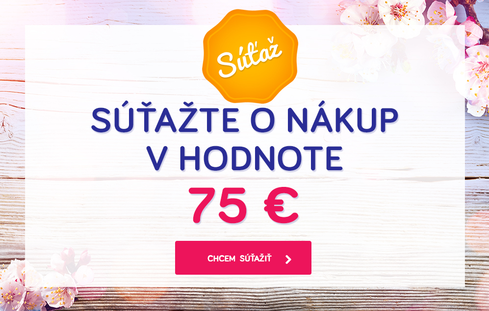 Súťaž o nákup v hodnote 75 €